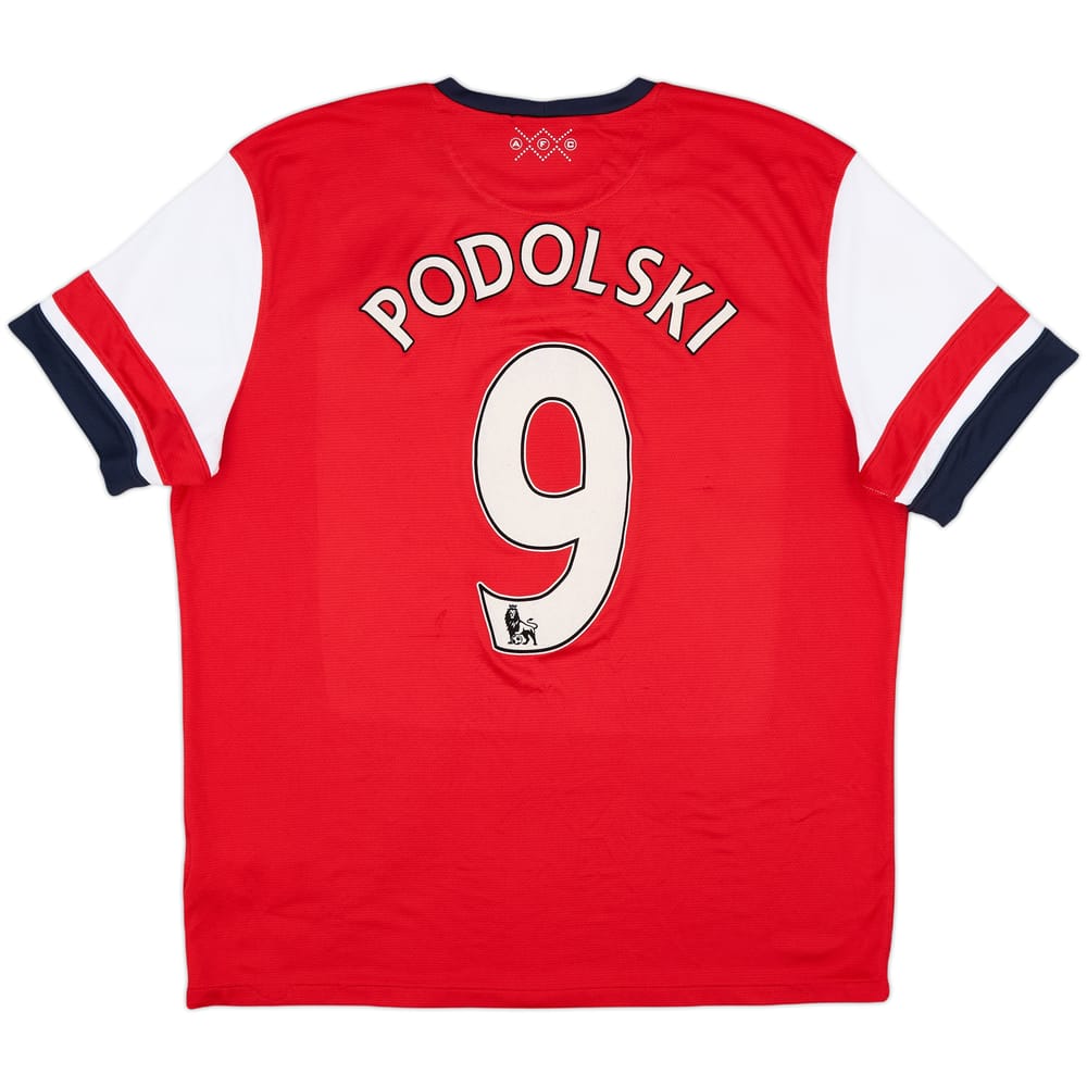 2012-14 Arsenal Home Shirt Podolski #9 - 6/10 - (XXL)
