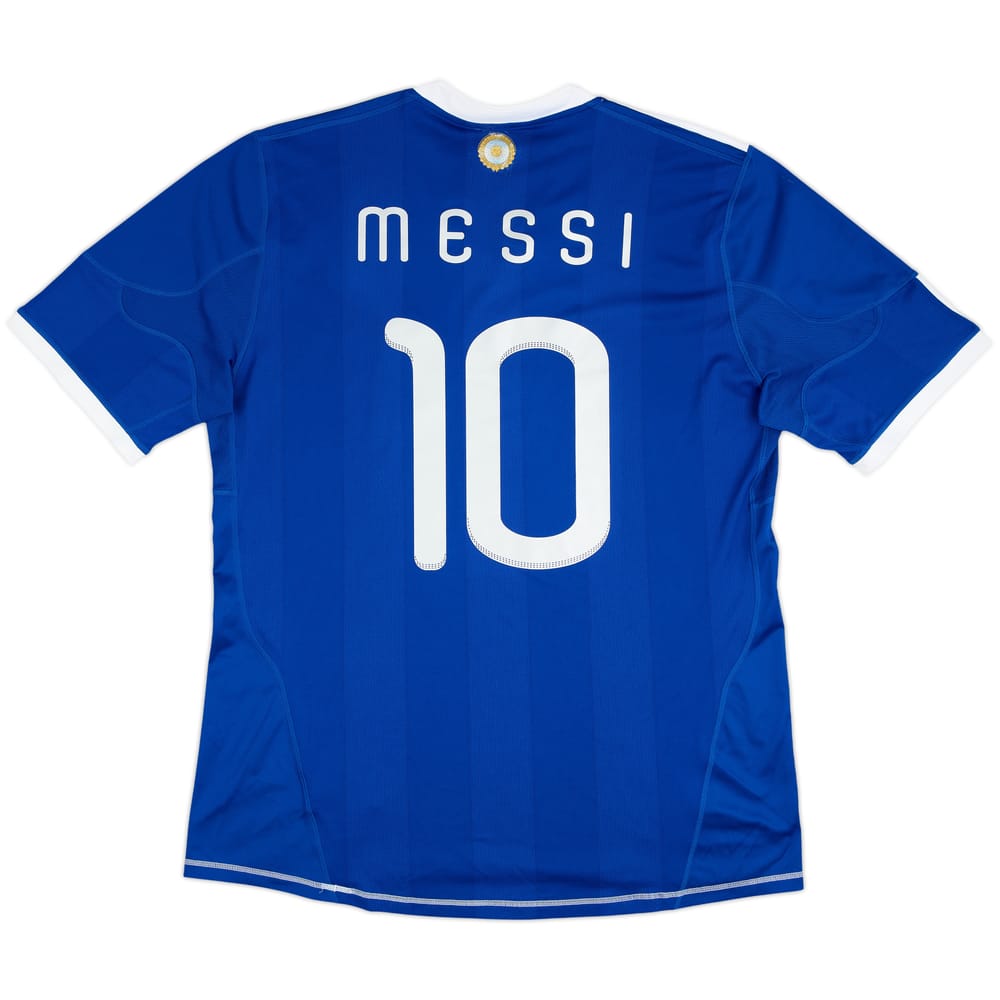 2010-11 Argentina Away Shirt Messi #10 - 8/10 - (XL)
