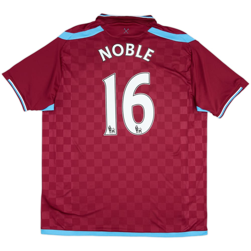 2009-10 West Ham Home Shirt Noble #16 - 8/10 - (XL)