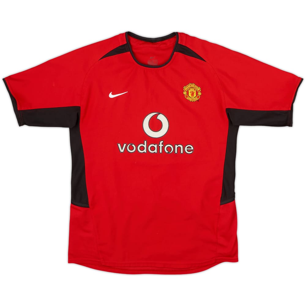 2002-04 Manchester United Home Shirt - 8/10 - (13-14 Years)