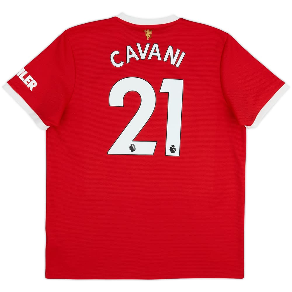 2021-22 Manchester United Home Shirt Cavani #21 - 8/10 - (XL)