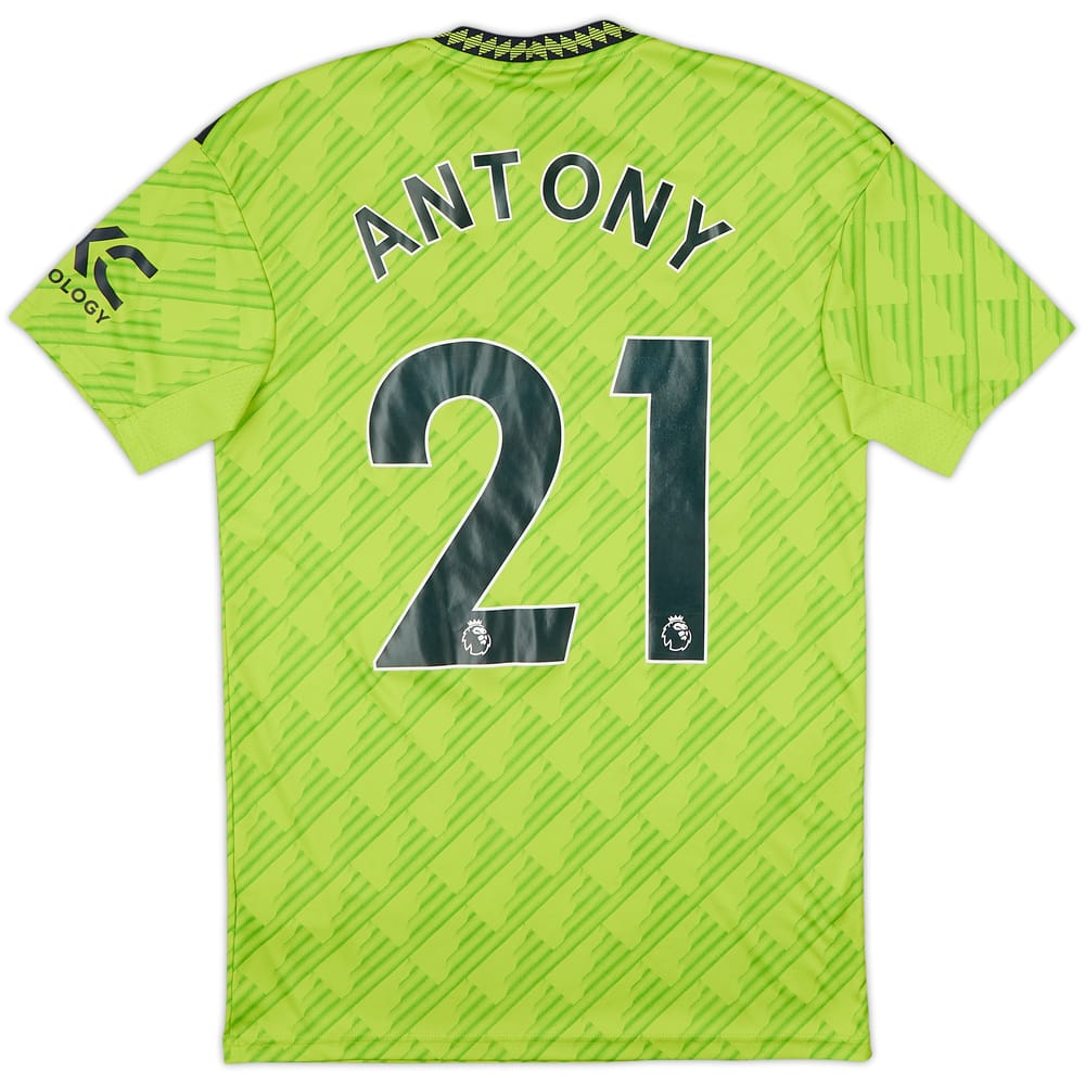 2022-23 Manchester United Third Shirt Antony #21 - 7/10 - (S)