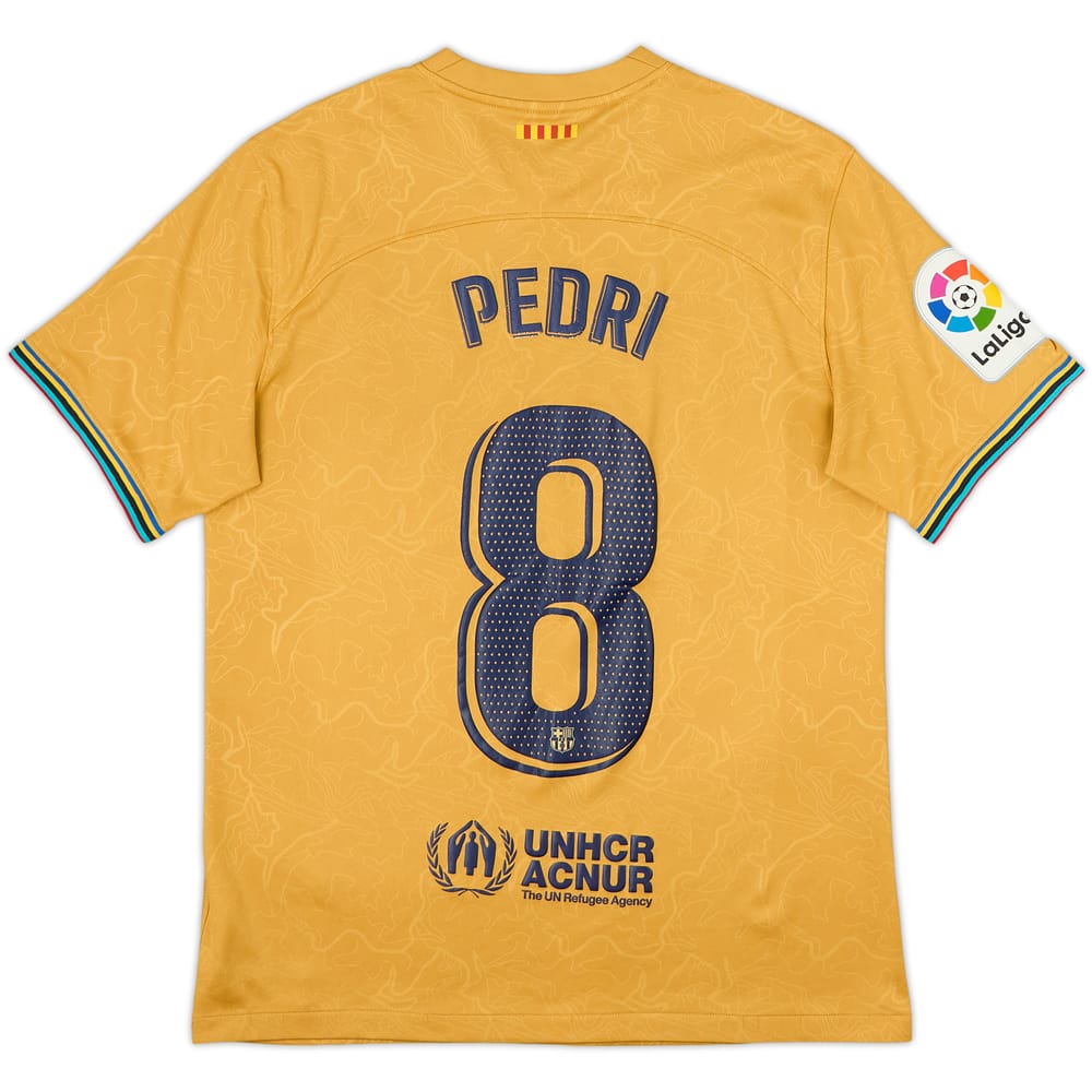 2022-23 Barcelona Away Shirt Pedri #8 - 6/10 - (M)