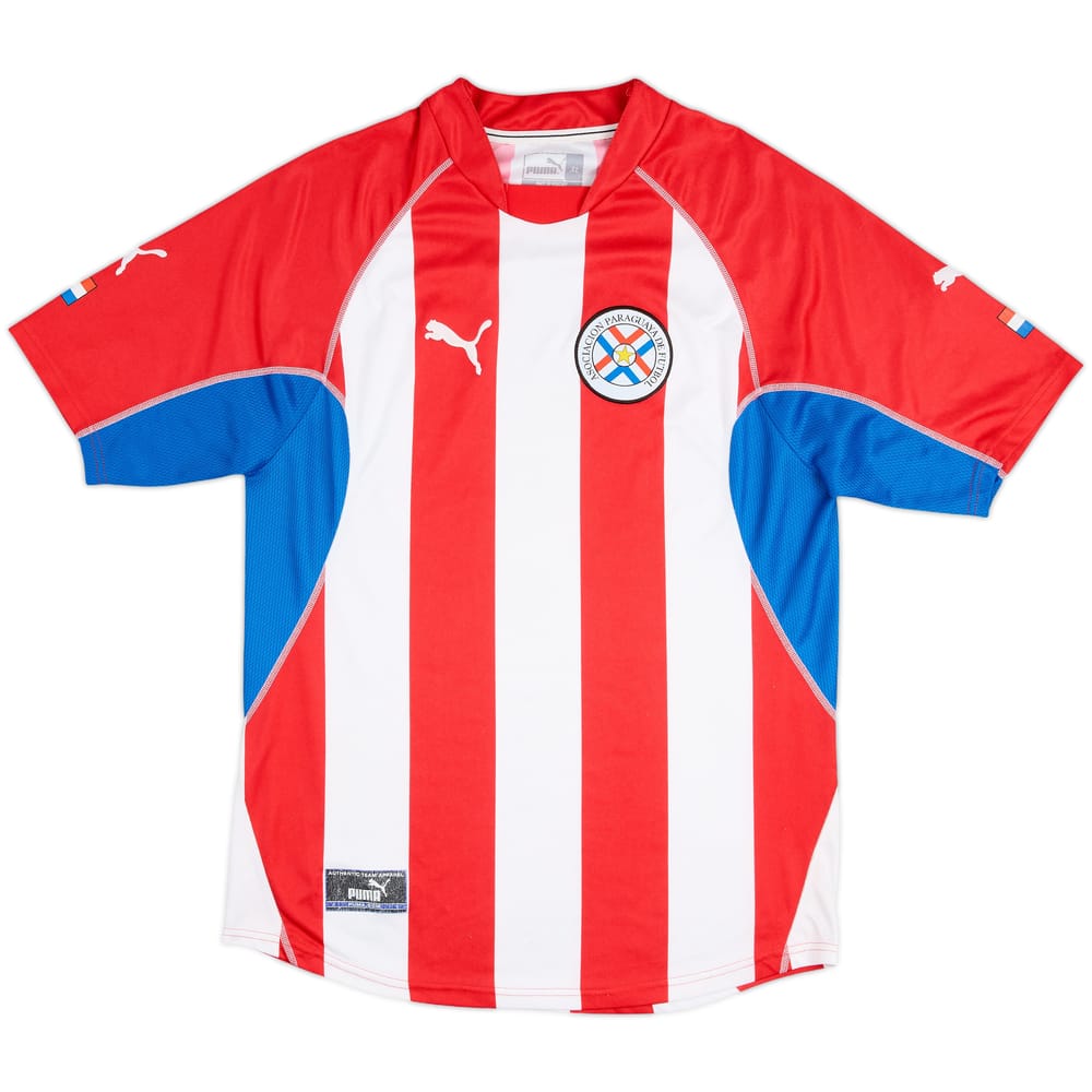 2002-04 Paraguay Home Shirt - 6/10 - (XL)