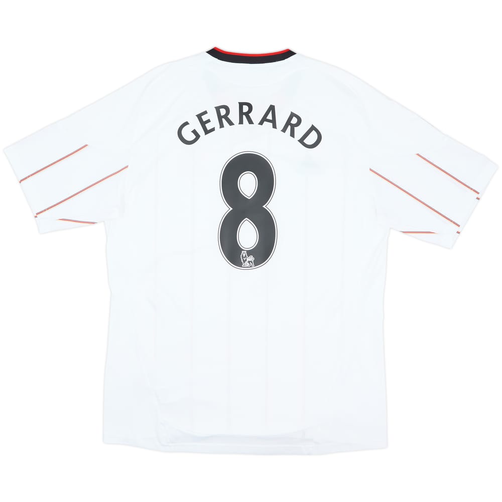 2010-11 Liverpool Away Shirt Gerrard #8 - 5/10 - (L)