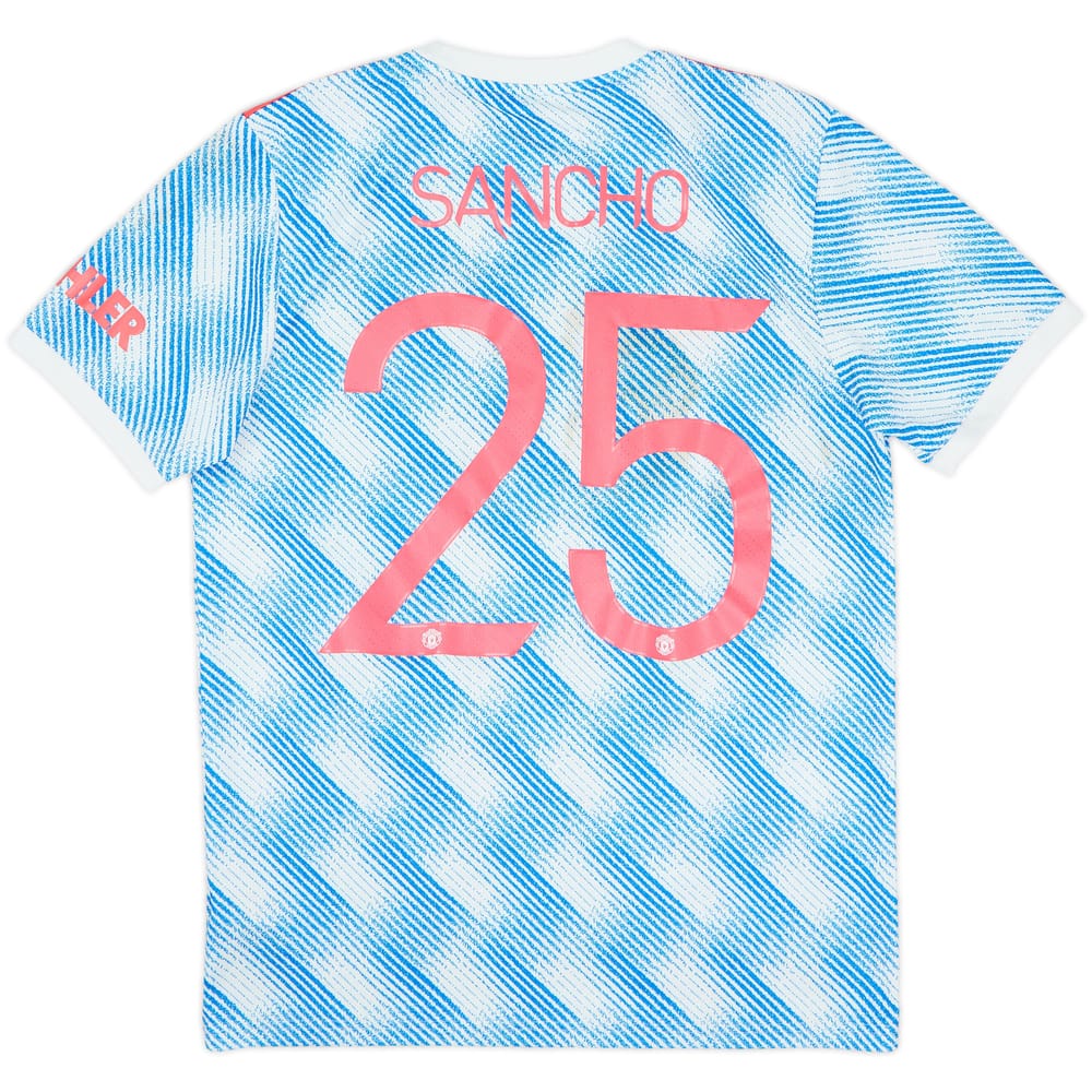 2021-22 Manchester United Away Shirt Sancho #25 - 6/10 - (M)