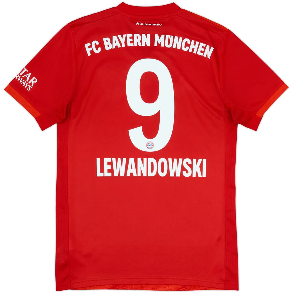 2019-20 Bayern Munich Home Shirt Lewandowski #9 - 9/10 - (S)