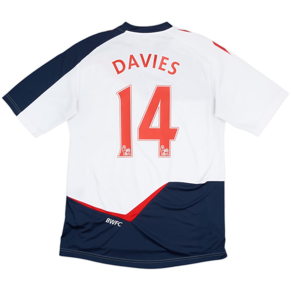 2011-12 Bolton Home Shirt Davies #14 - 6/10 - (M)