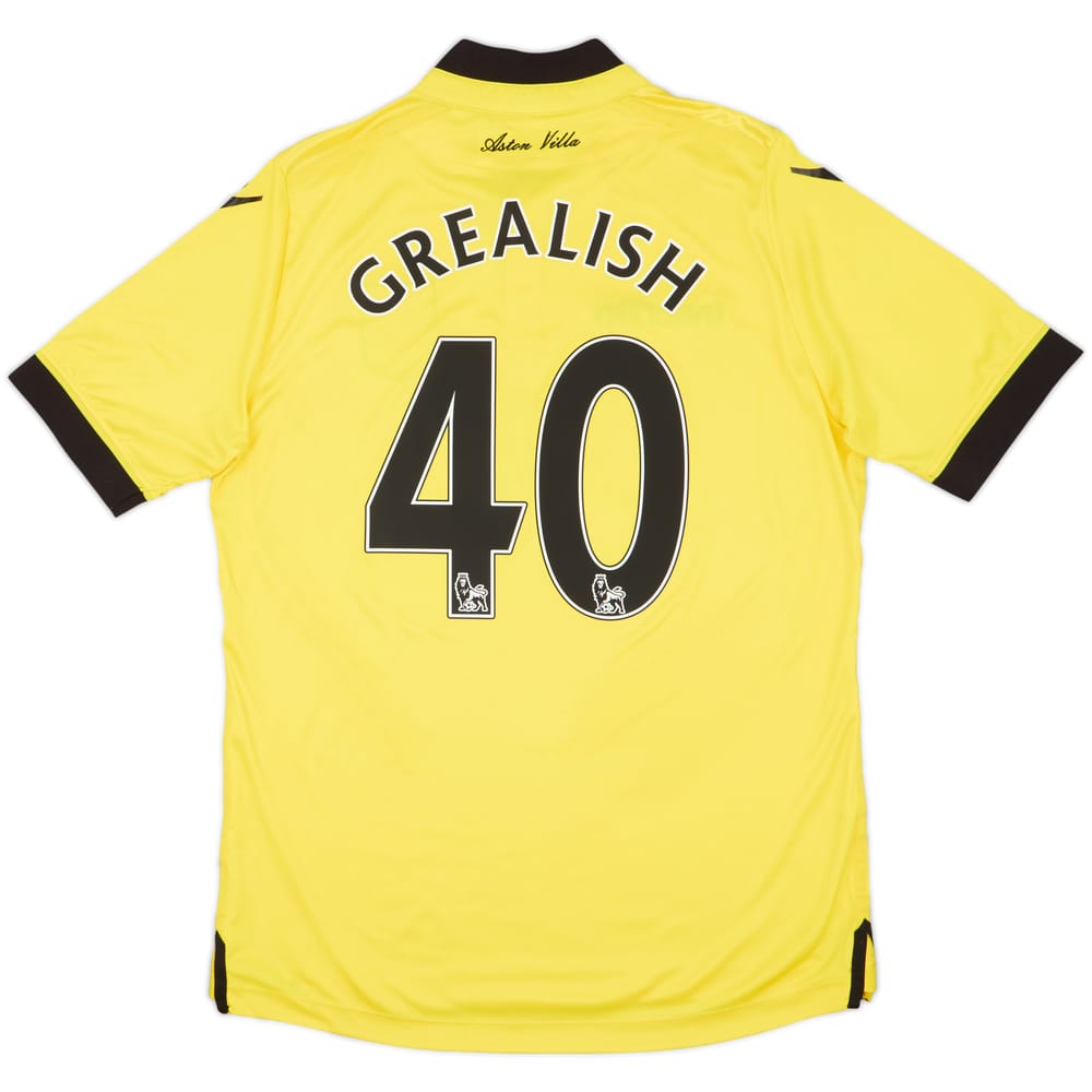 2015-16 Aston Villa Away Shirt Grealish #40 - 6/10 - (M)