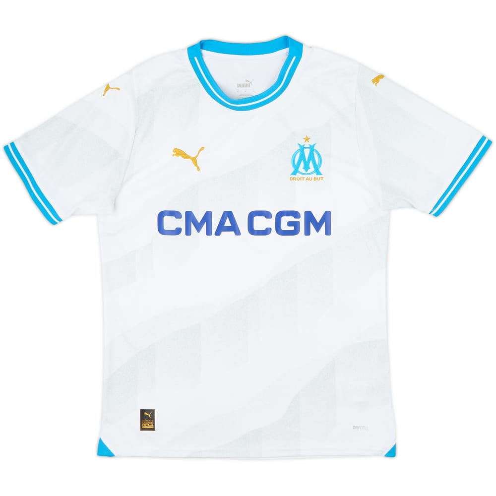 2023-24 Olympique Marseille Home Shirt - 8/10 - (M)