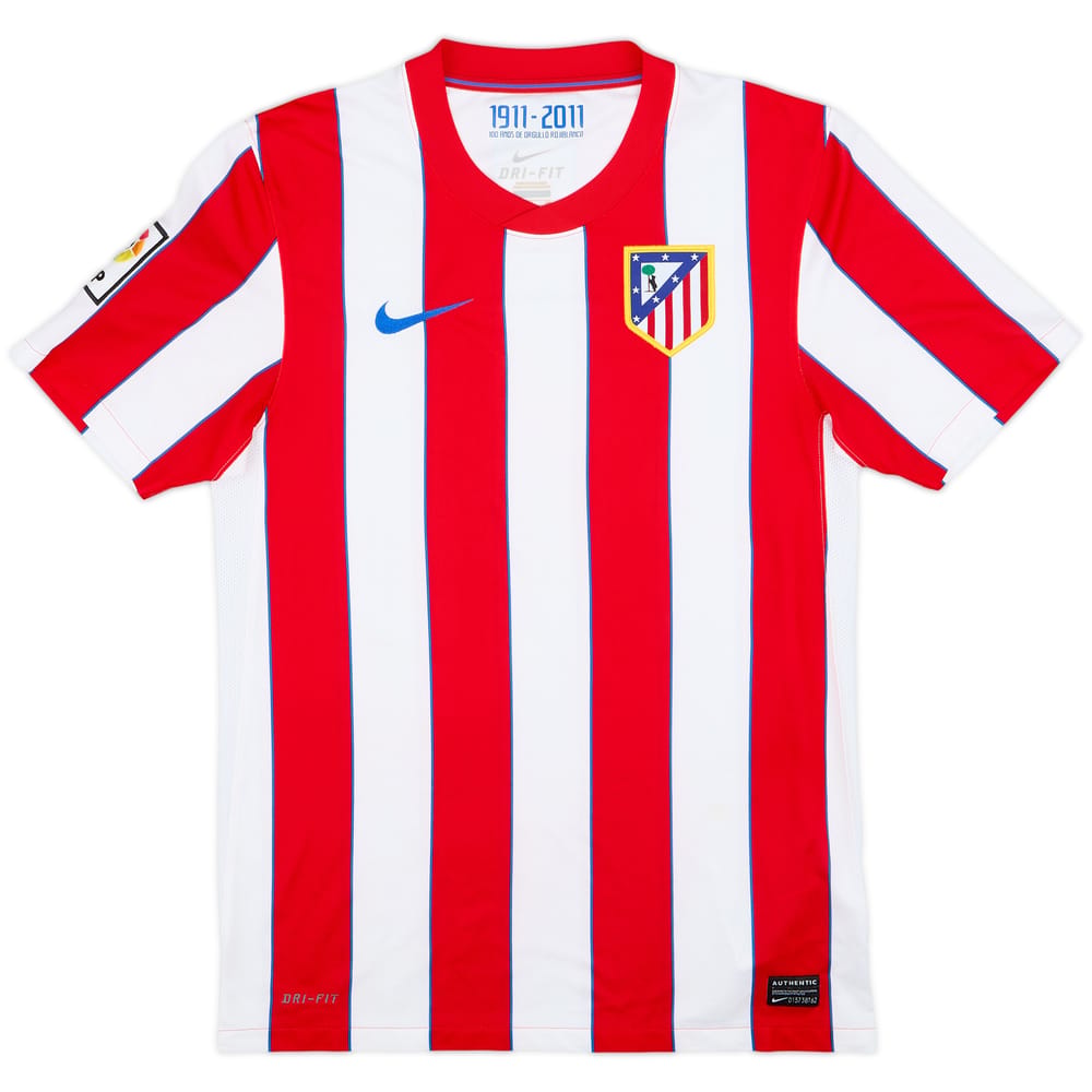2011-12 Atletico Madrid Home Shirt - 9/10 - (S)