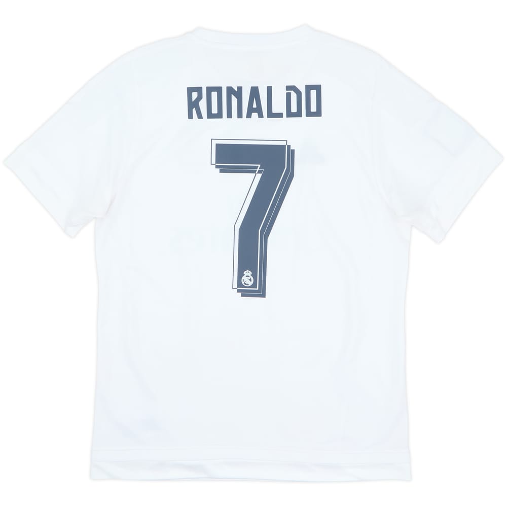 2015-16 Real Madrid Home Shirt Ronaldo #7 - 6/10 - (L)