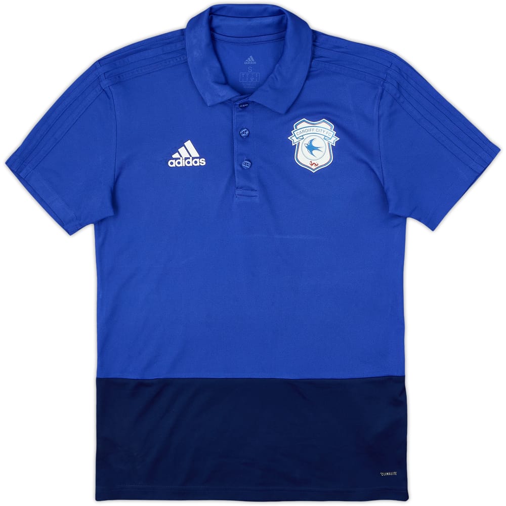 2018-19 Cardiff City adidas Polo Shirt - 9/10 - (S)