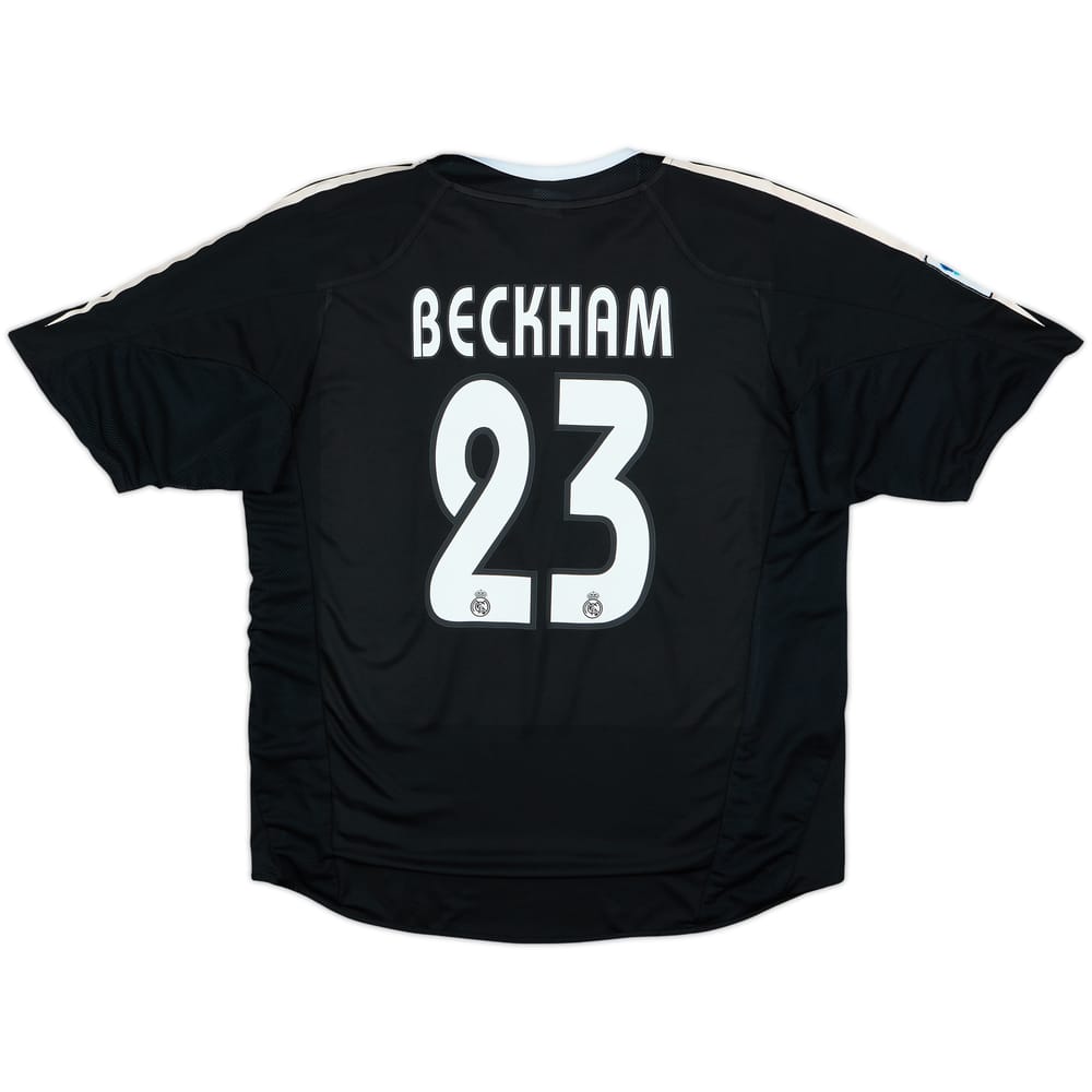 2004-05 Real Madrid Away Shirt Beckham #23 - 6/10 - (M)