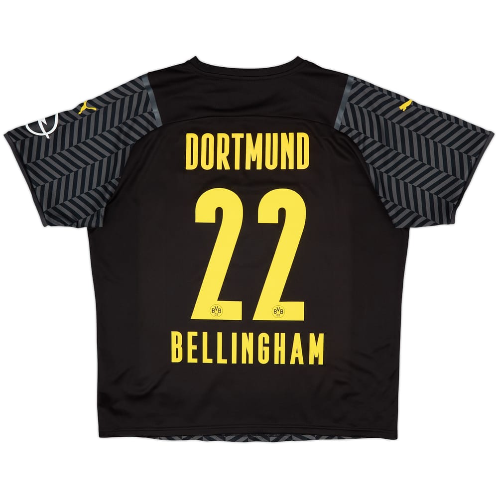 2021-22 Borussia Dortmund Away Shirt Bellingham #22 - 7/10 - (XL)