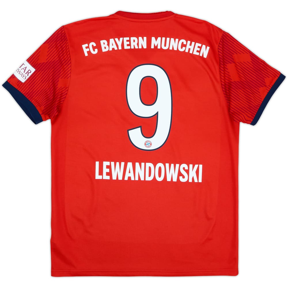 2018-19 Bayern Munich Home Shirt Lewandowski #9 - 6/10 - (M)