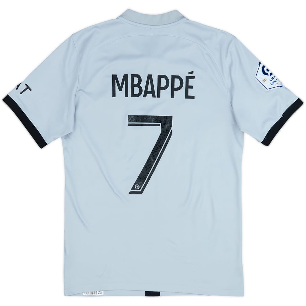 2022-23 Paris Saint-Germain Away Shirt Mbappe #7 - 8/10 - (S)