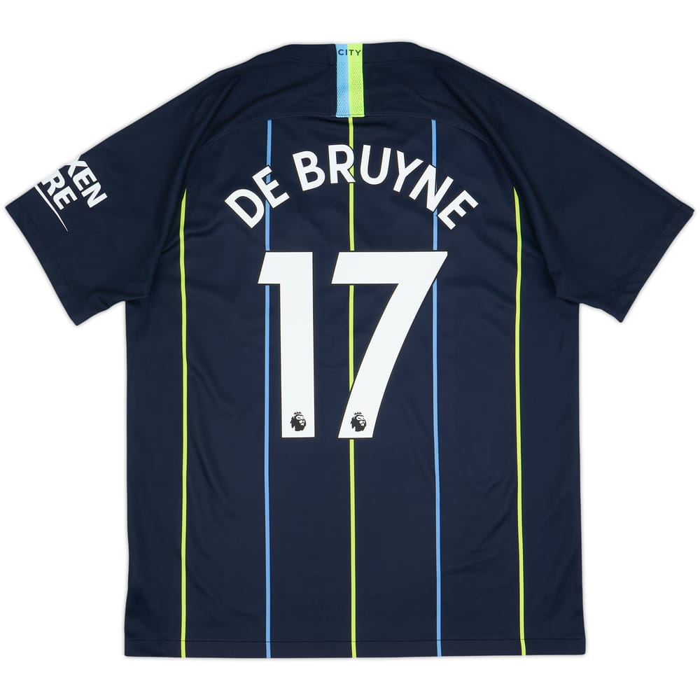 2018-19 Manchester City Away Shirt De Bruyne #17 - 7/10 - (L)