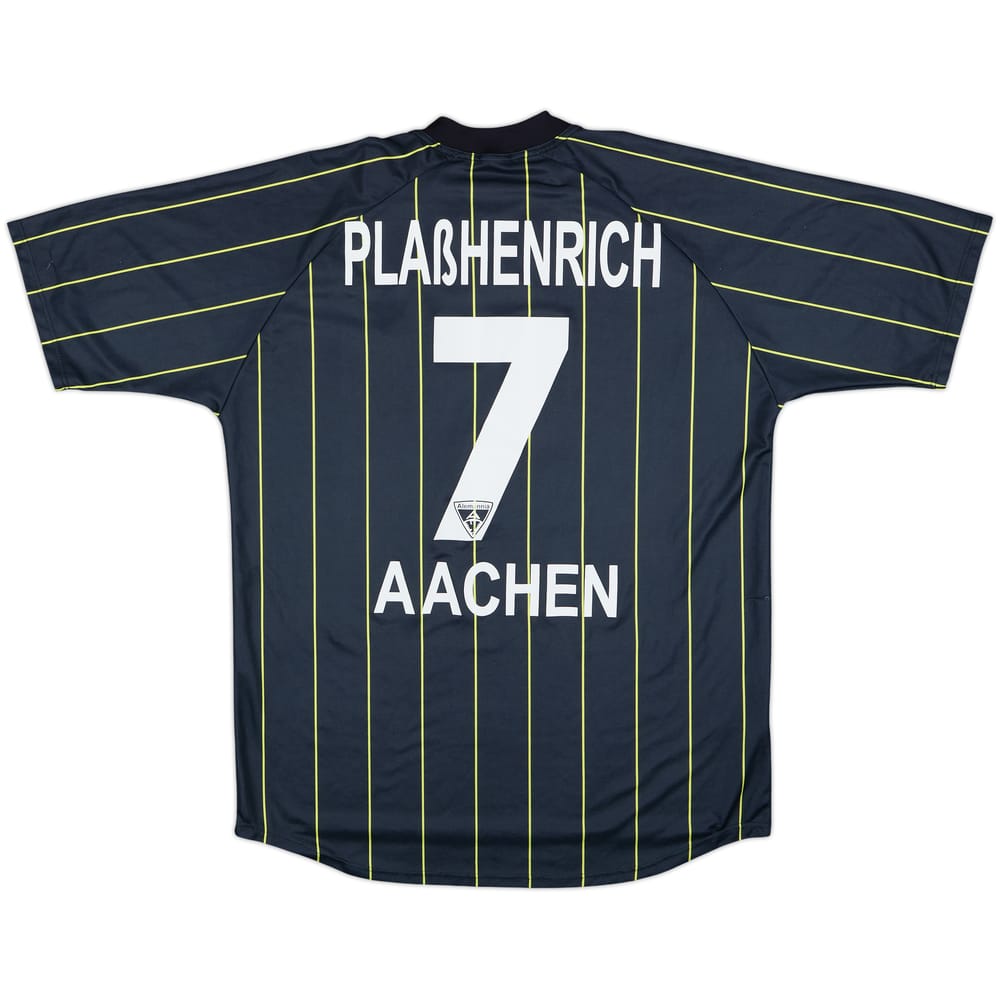 Camiseta de local del Alemannia Aachen 2004-05 Plasshenrich #7 - 9/10 - (XL)