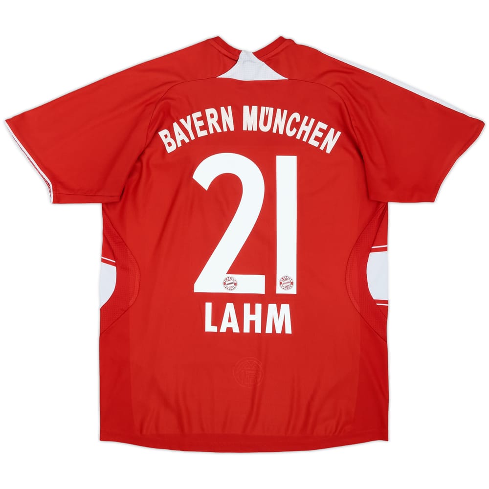 2007-08 Bayern Munich Home Shirt Lahm #21 - 6/10 - (XL.Boys)