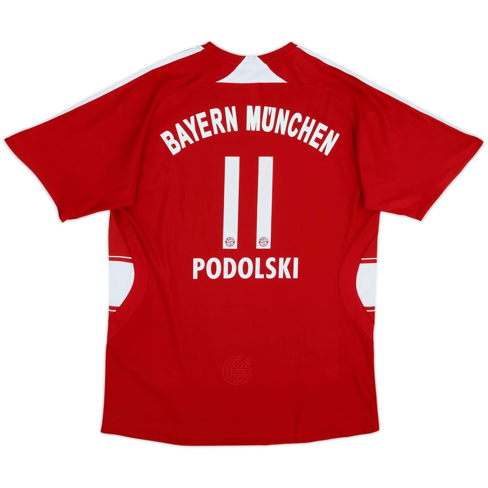 2007-08 Bayern Munich Home Shirt Podolski #11 - 6/10 - (XL.Boys)