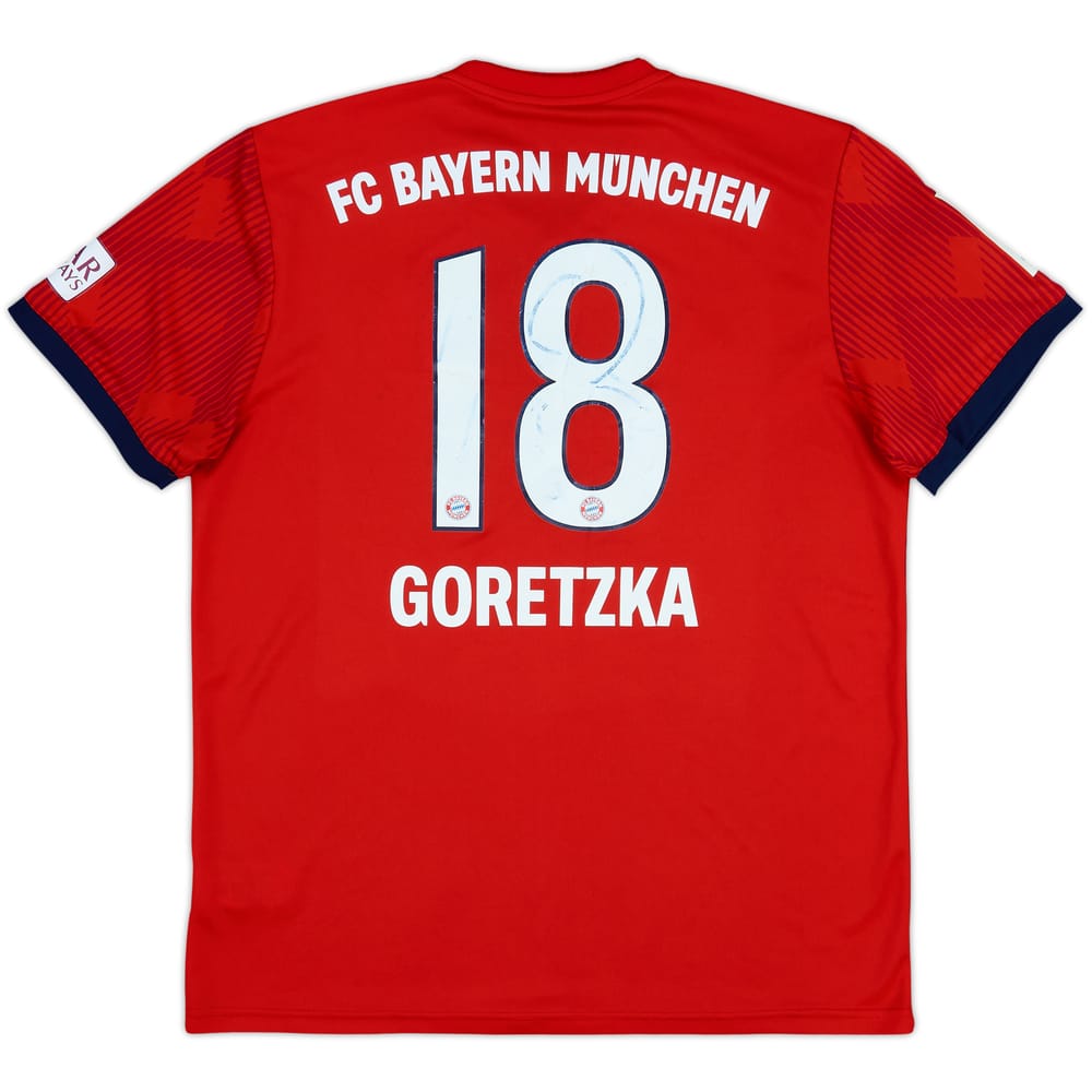 2018-19 Bayern Munich Home Shirt Goretzka #18 - 4/10 - (L)