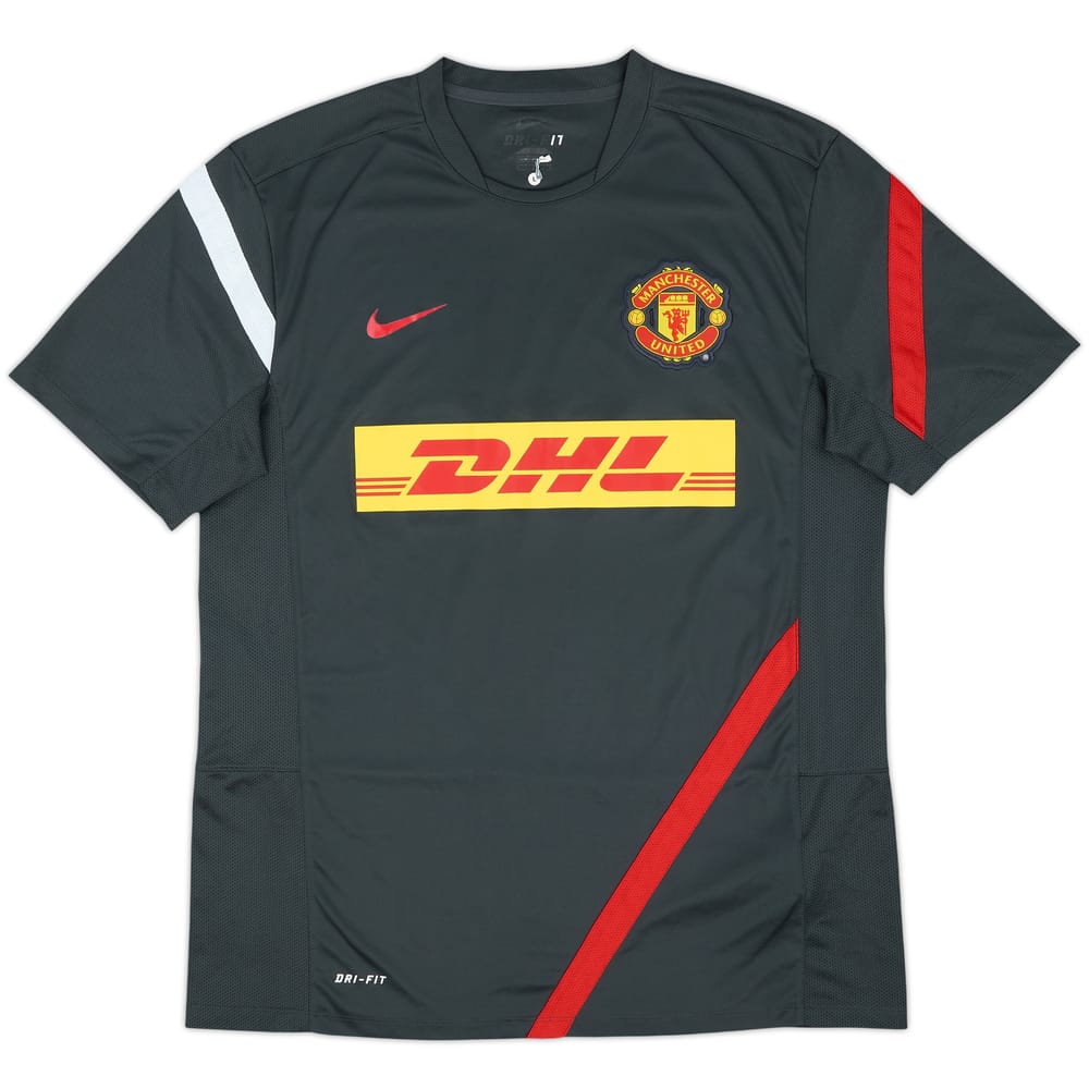 2012-13 Manchester United Nike Training Shirt - 9/10 - (L)