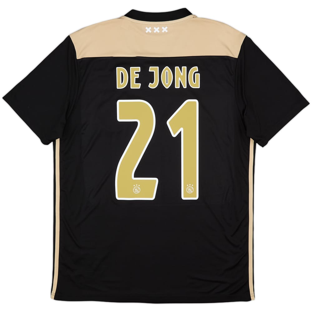 2018-19 Ajax Away Shirt De Jong #21 - 10/10 - (L)