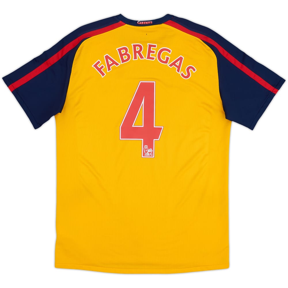 2008-09 Arsenal Away Shirt Fabregas #4 - 6/10 - (M)