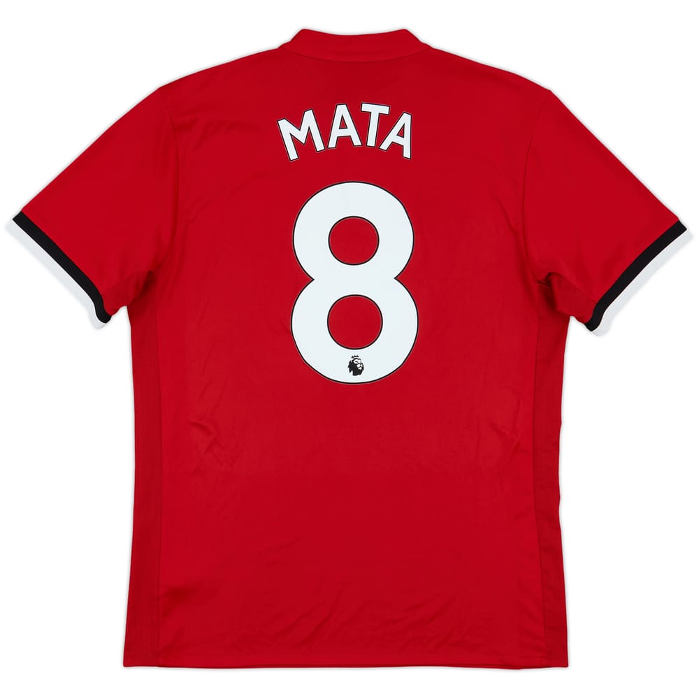 2017-18 Manchester United Home Shirt Mata #8 - 7/10 - (M)