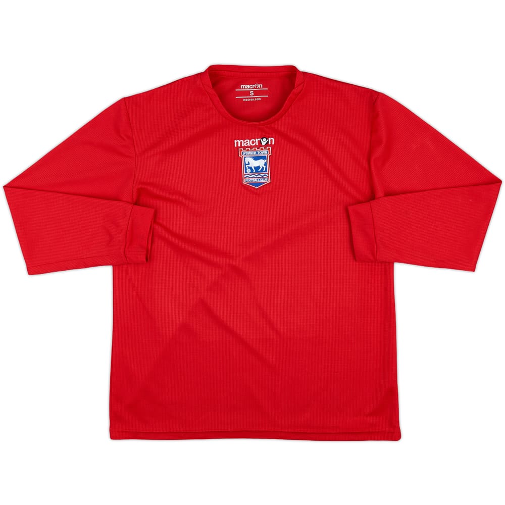 2008-09 Macron Training L/S Shirt (Ipswich) - 8/10 - (S)
