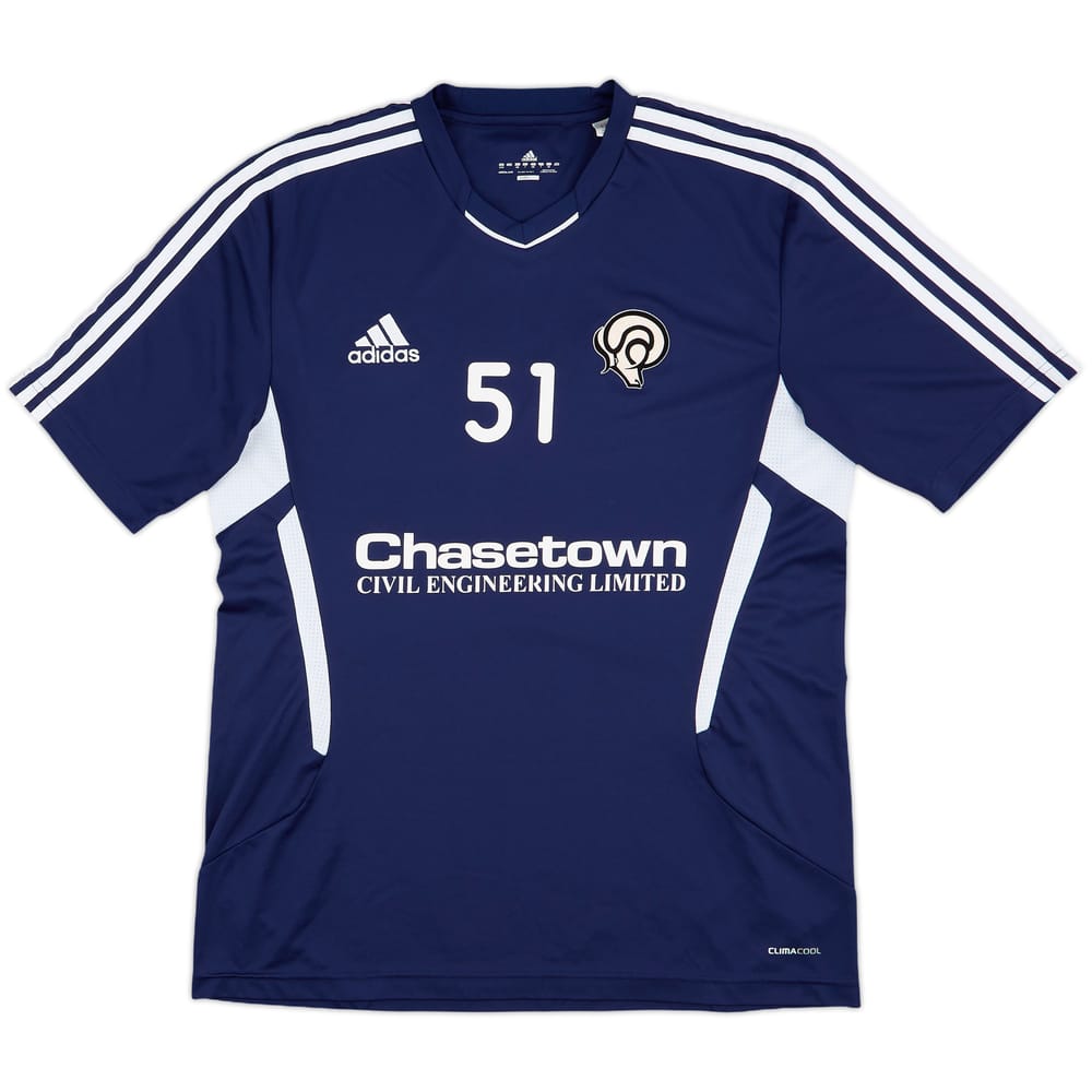 2011-12 Derby County player issue adidas Training Shirt #51 - 9/10 - (L)