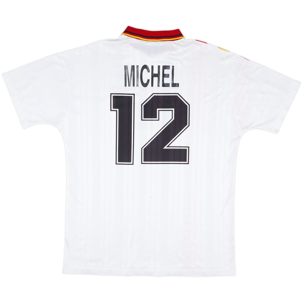 1995 Spain Match Issue World Youth Championship Away Shirt Michel #12