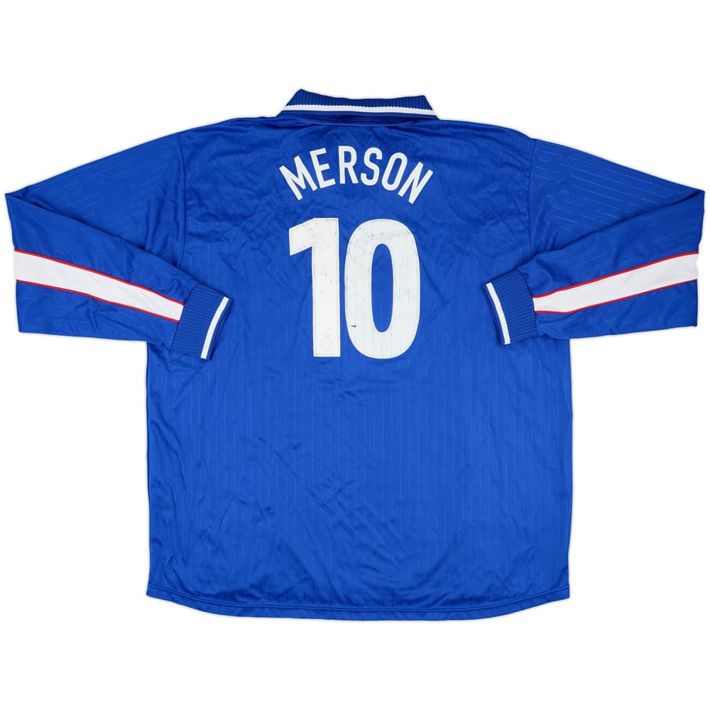 2002-03 Portsmouth Home L/S Shirt Merson #10 - 7/10 - (3XL)