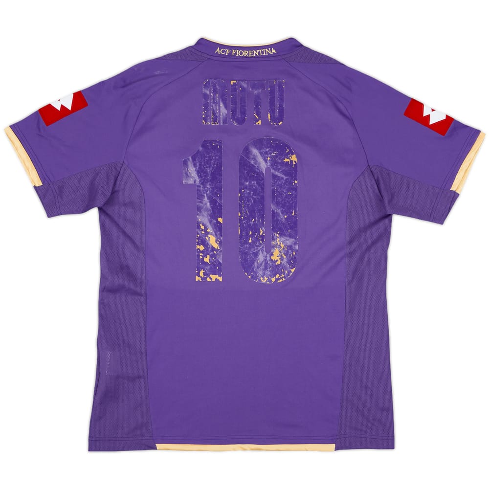 2007-08 Fiorentina Home Shirt Mutu #10 - 4/10 - (S)