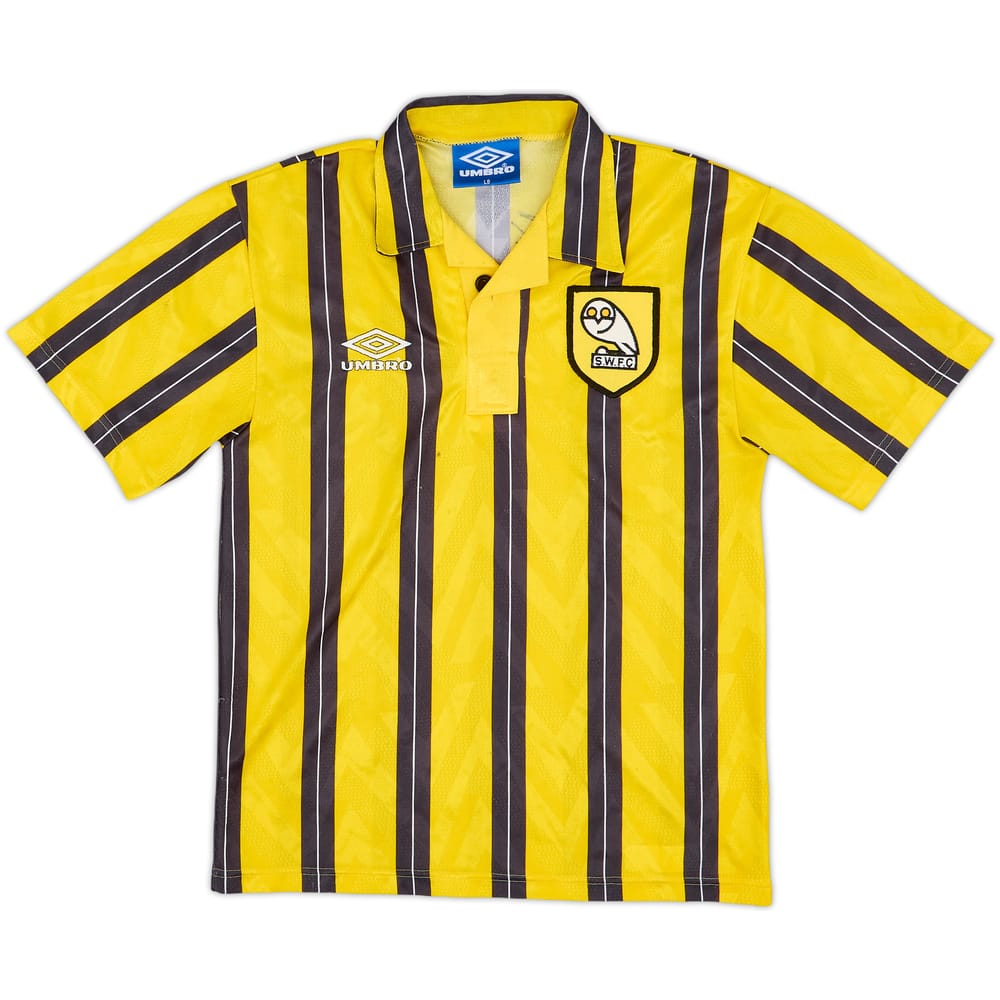 1992-93 Sheffield Wednesday Signed Away Shirt - 7/10 - (L.Boys)