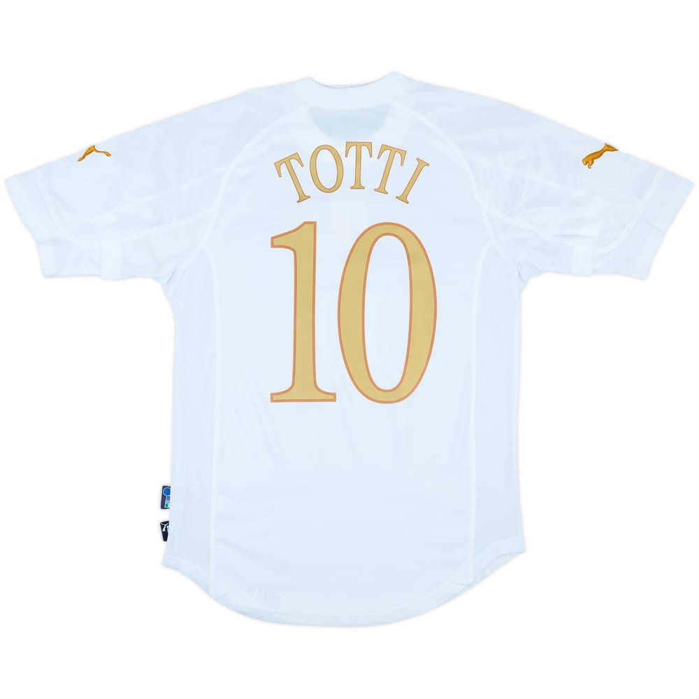 2004-06 Italy Away Shirt Totti #10 - 6/10 - (S)