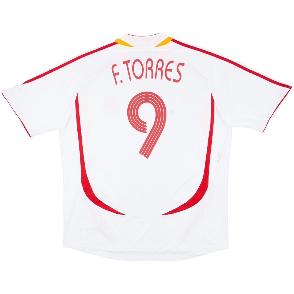 2006-08 Spain Away Shirt F.Torres #9 - 6/10 - (XXL)