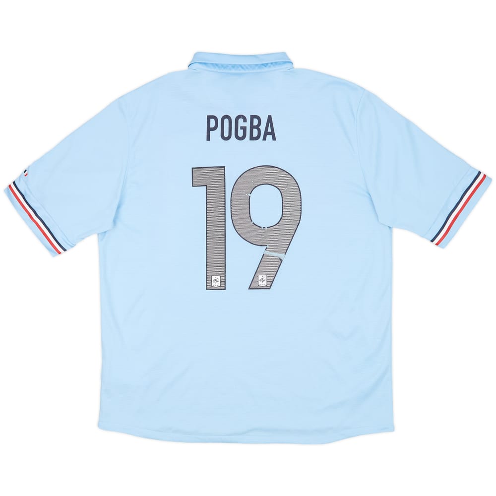 2013-14 France Away Shirt Pogba #19 - 5/10 - (XL)