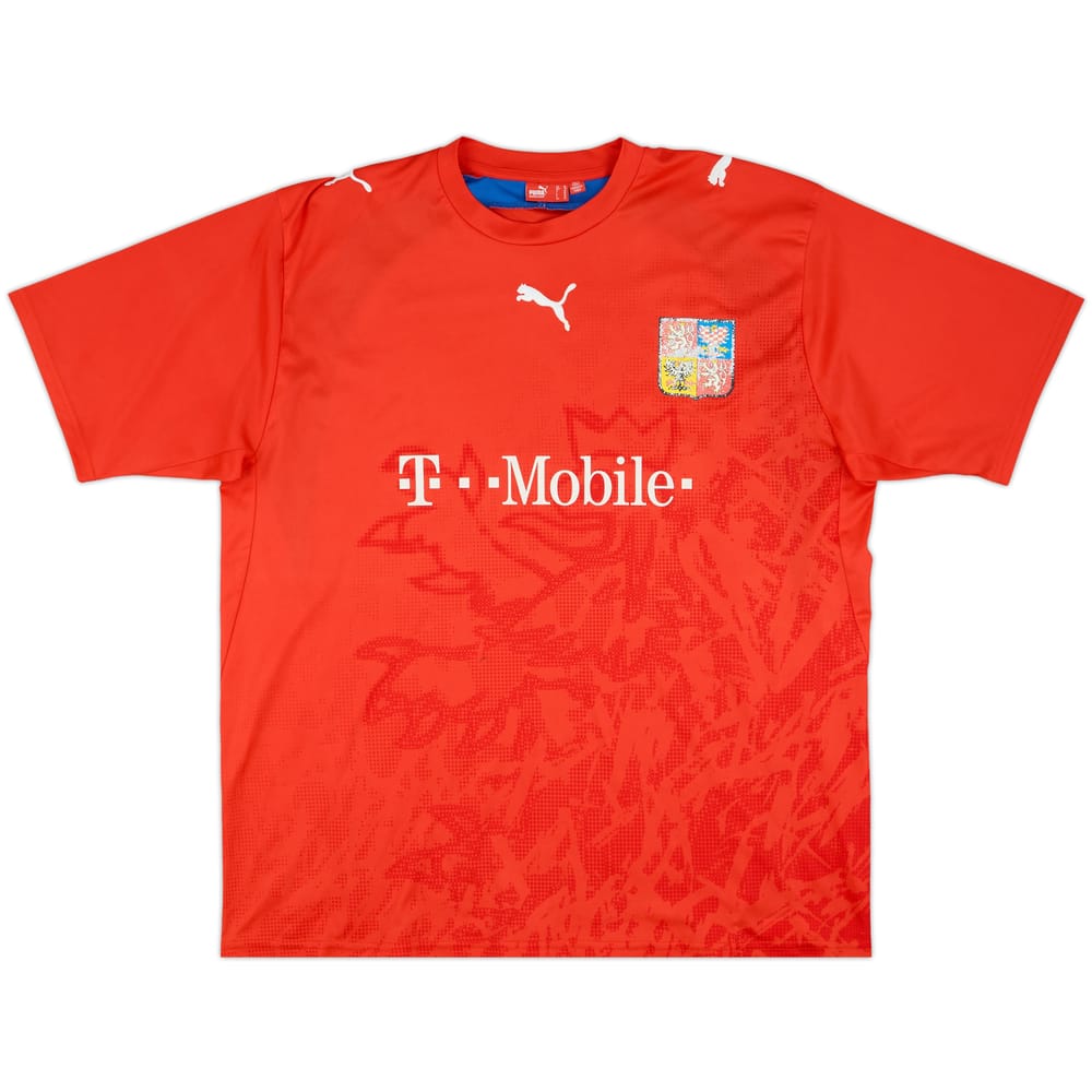 2006-08 Czech Republic Home Shirt - 4/10 - (XL)