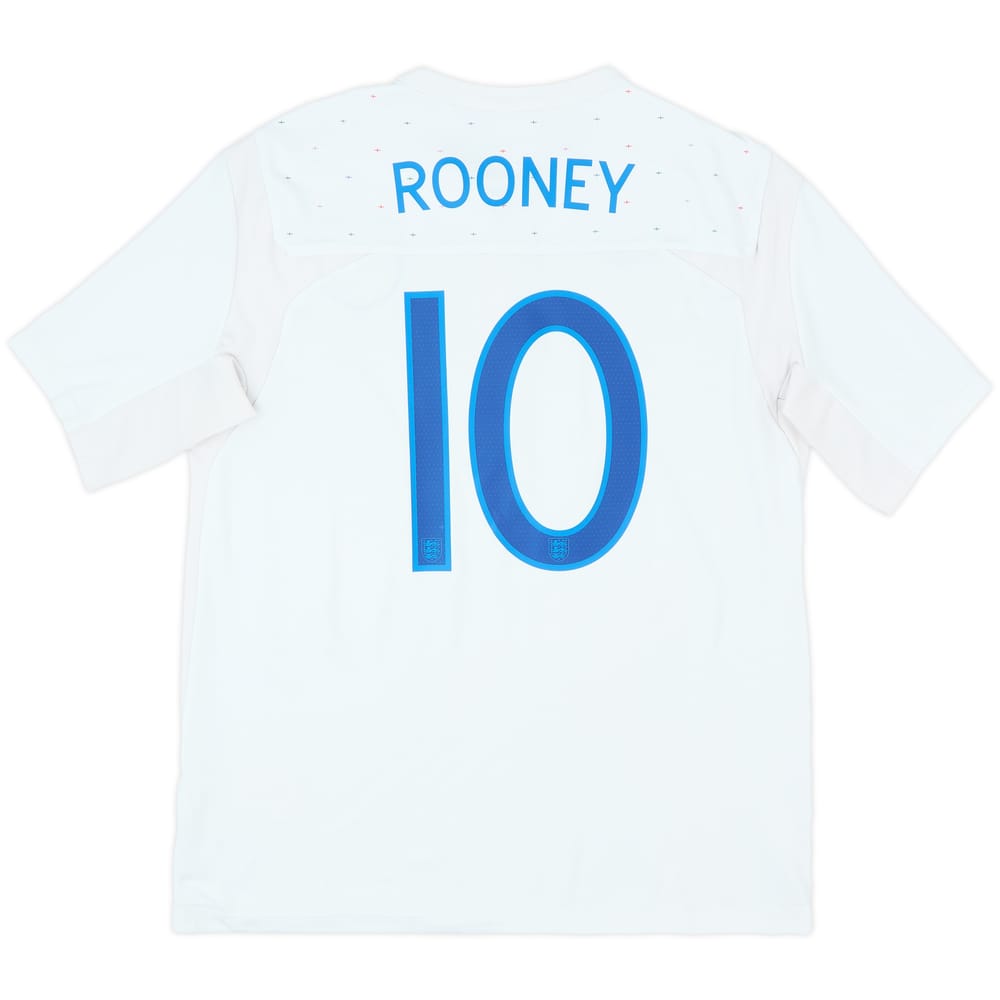 2010-11 England Home Shirt Rooney #10 - 8/10 - (L)