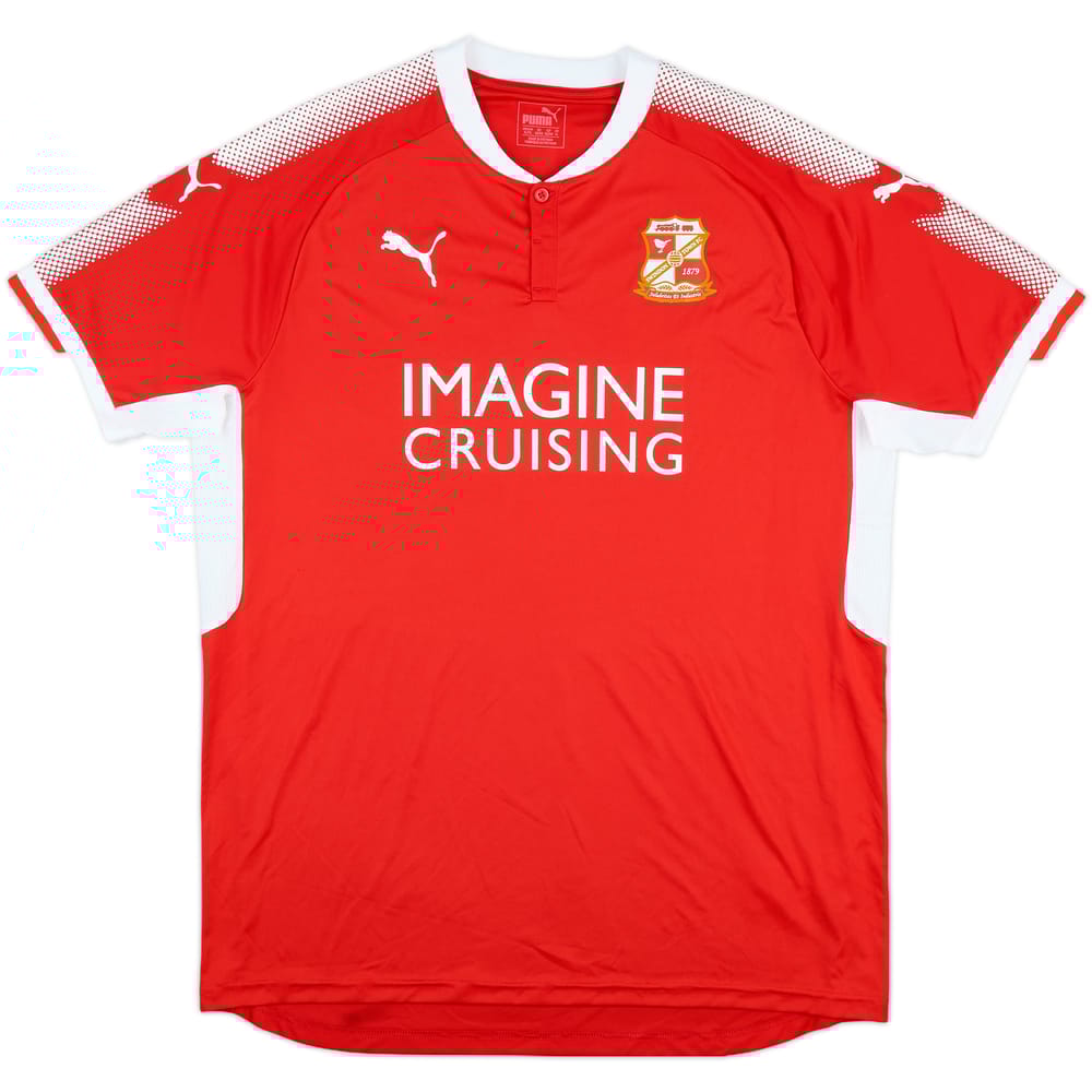 2017-18 Swindon Town Home Shirt - 9/10 - (XL)