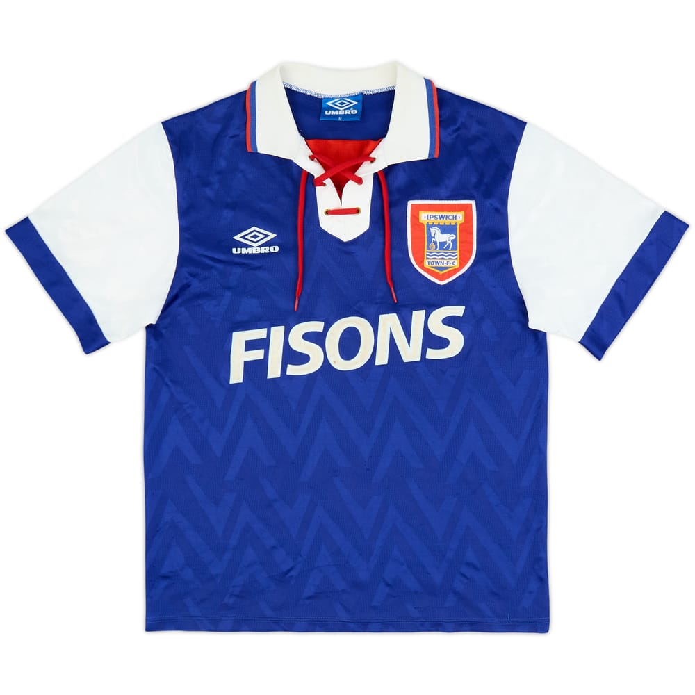 1992-94 Ipswich Home Shirt - 9/10 - (M)