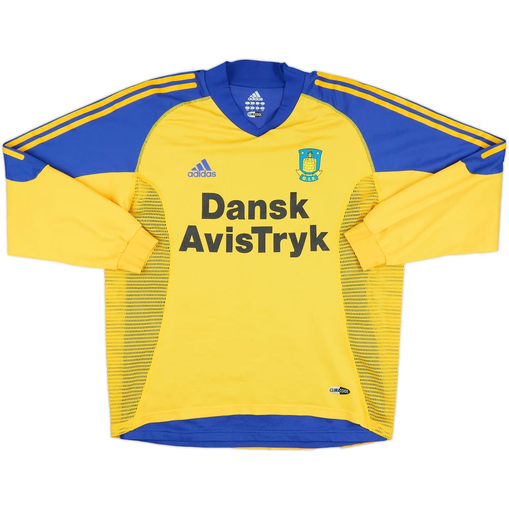 2002-04 Brondby Match Issue Home L/S Shirt #7