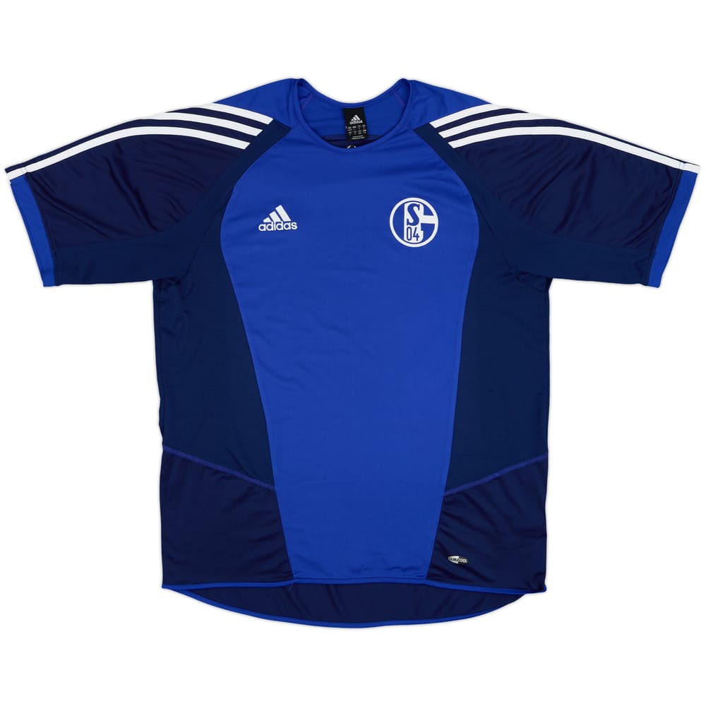 2004-05 Schalke adidas Training Shirt - 8/10 - (XL)