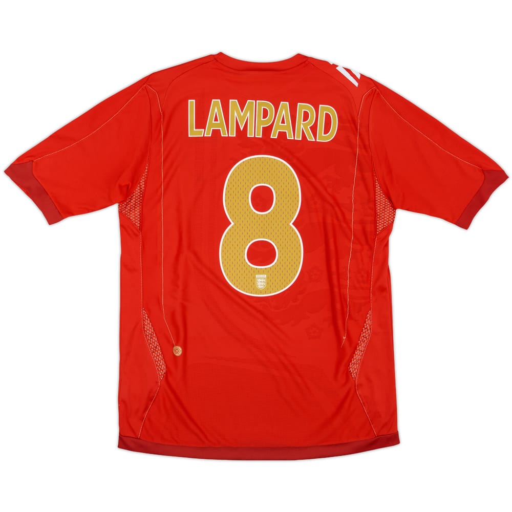 2006-08 England Away Shirt Lampard #8 - 6/10 - (M)