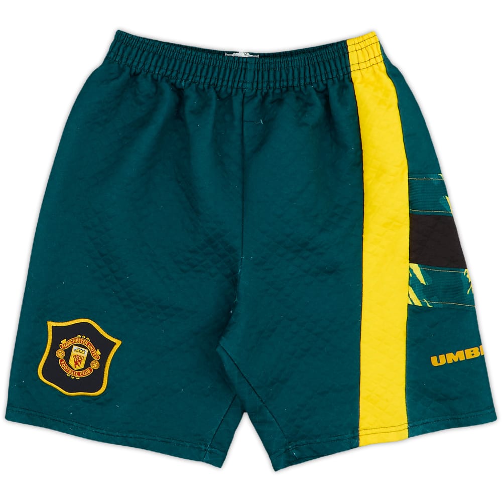 1995-97 Manchester United GK Shorts - 8/10 - (L.Boys)