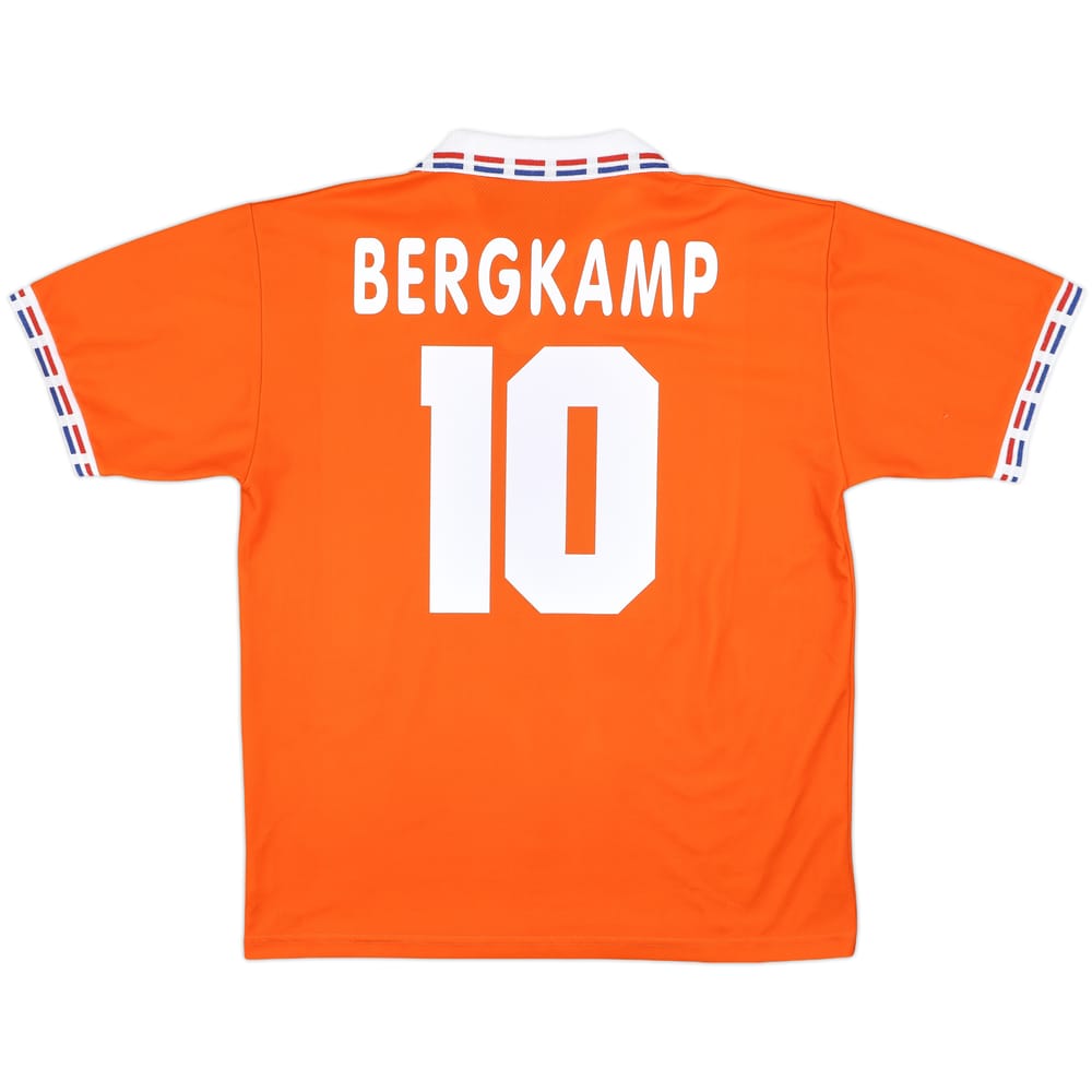 1996 Netherlands Home Shirt Bergkamp #10 - 7/10 - (XL)