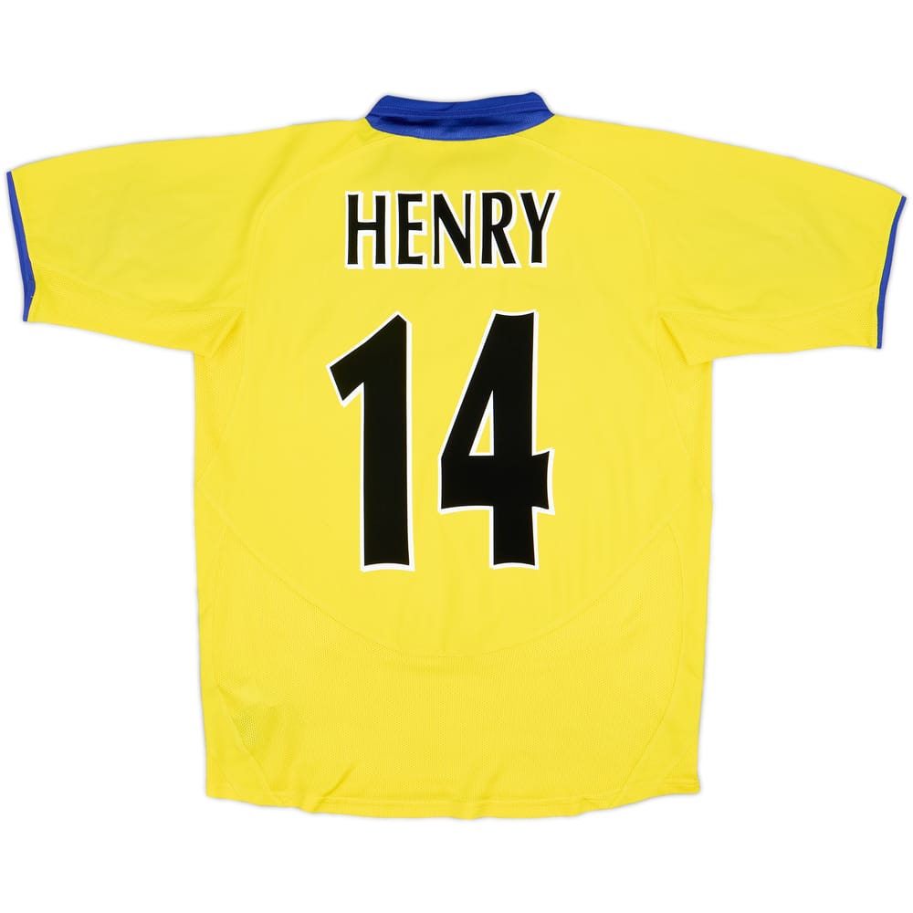 2003-05 Arsenal Away Shirt Henry #14 - 8/10 - (XL.Boys)