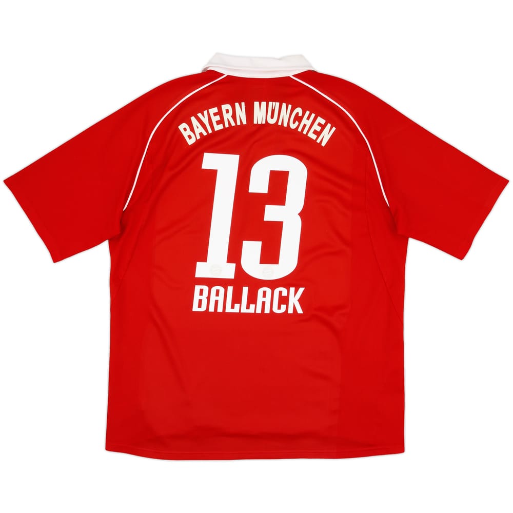 2005-06 Bayern Munich Home Shirt Ballack #13 - 8/10 - (XL)